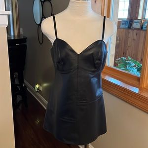 Like new  W by Worth size 6 leather top